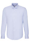 Produktbild fr 'SEIDENSTICKER Regular Fit Hemd Langarm New Kent Kragen Muster blau'