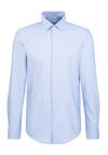 Produktbild fr 'SEIDENSTICKER Slim Performance Hemd Langarm Haifischkragen Twill hellblau'