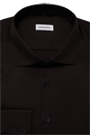 Produktbild f�r 'SEIDENSTICKER Regular Hemd Langarm New Kent Kragen Satin schwarz'