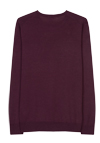 Produktbild f�r 'SEIDENSTICKER Pullover Langarm Rundhals Merinowolle aubergine'
