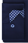 Produktbild f�r 'SEIDENSTICKER Slim Hemd Langarm New Kent Kragen Feintwill navy'