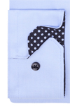 Produktbild f�r 'SEIDENSTICKER Shaped Hemd extra langer Arm New Kent Kragen Feintwill hellblau'