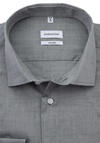 Produktbild fr 'SEIDENSTICKER Shaped Hemd Langarm Basic Kent Kragen Chambray grau'