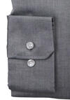 Produktbild fr 'SEIDENSTICKER Shaped Hemd Langarm Basic Kent Kragen Chambray grau'