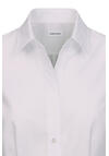 Produktbild fr 'SEIDENSTICKER Slim Fit Bluse Langarm Offener Kragen Popeline wei'
