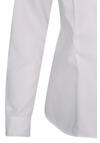 Produktbild fr 'SEIDENSTICKER Slim Fit Bluse Langarm Offener Kragen Popeline wei'