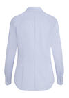 Produktbild fr 'SEIDENSTICKER Slim Fit Bluse Langarm Offener Kragen Fil a Fil aqua'