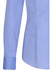 Produktbild fr 'SEIDENSTICKER Slim Fit Bluse Langarm Offener Kragen Fil a Fil mittelblau'