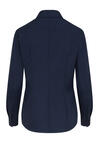Produktbild fr 'SEIDENSTICKER Slim Fit Bluse Langarm Offener Kragen Chambray nachtblau'
