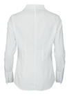 Produktbild fr 'SEIDENSTICKER Slim Fit Bluse Langarm mit Kelchkragen Popeline wei'