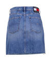 Produktbild fr 'TOMMY JEANS Rock Button-Zipp-Verschluss reine Baumwolle mittelblau'