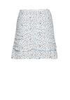 Produktbild fr 'TOMMY JEANS Rock gerafft Reiverschluss Allover-Print Muster wei'
