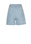 Produktbild fr 'TOMMY HILFIGER Short Bindegrtel Reisverschluss Logo Uni hellblau'