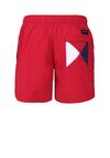 Produktbild fr 'TOMMY HILFIGER Badeshorts MEDIUM DRAWSTRING Statement-Print rot'