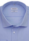 Produktbild fr 'SEIDENSTICKER Slim Hemd Langarm New Kent Kragen Stretch eisblau'