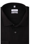 Produktbild fr 'SEIDENSTICKER Slim Hemd Langarm New Kent Kragen Stretch schwarz'
