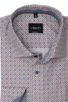 Produktbild fr 'VENTI Modern Fit Hemd Langarm New Kent Kragen Muster blau'