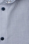 Produktbild fr 'VENTI Modern Fit Hemd super langer Arm New Kent Kragen Twill Muster blau'
