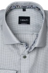 Produktbild fr 'VENTI Modern Fit Hemd super langer Arm New Kent Kragen Twill Muster grn'