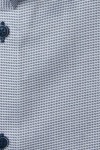 Produktbild fr 'VENTI Modern Fit Hemd super langer Arm Button Down Kragen Dobby Muster blau'