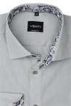 Produktbild fr 'VENTI Modern Fit Hemd Langarm Button Down Kragen Dobby Muster grn'