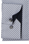 Produktbild fr 'VENTI Body Fit Hemd Langarm Button Down Kragern Stretch Muster blau'