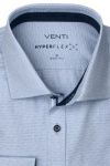 Produktbild fr 'VENTI Body Fit Hemd Langarm New Kent Kragen Hyperflex Muster blau'