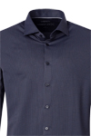 Produktbild f�r 'VENTI Body Fit Hemd Langarm Haifischkragen Jerseyflex Muster blau'