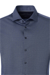 Produktbild f�r 'VENTI Body Fit Hemd Langarm Haifischkragen Jerseyflex Muster blau'