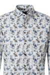 Produktbild f�r 'VENTI Modern Fit Hemd super langer Arm New Kent Kragen Muster wei�'