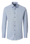 Produktbild f�r 'VENTI Modern Fit Hemd super langer Arm New Kent Kragen Muster blau'