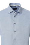 Produktbild f�r 'VENTI Modern Fit Hemd super langer Arm New Kent Kragen Muster blau'