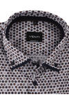 Produktbild fr 'VENTI Modern Fit Hemd Langarm Button Down Kragen Punkte blau'