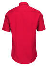 Produktbild fr 'VENTI Modern Fit Hemd Halbarm Basic Kent Kragen Popeline rot'
