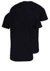 Produktbild fr 'VENTI Modern Fit T-Shirt Rundhals Baumwollmix Doppelpack Jersey schwarz'