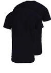Produktbild fr 'VENTI Modern Fit T-Shirt V-Ausschnitt Baumwollmix Doppelpack Jersey schwarz'