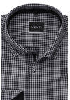 Produktbild fr 'VENTI Modern Fit Hemd Langarm Button Down Kragen Karo schwarz'