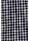 Produktbild fr 'VENTI Modern Fit Hemd Langarm Button Down Kragen Karo schwarz'