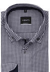 Produktbild fr 'VENTI Modern Fit Hemd Langarm Button Down Kragen Karo dunkelblau'