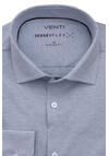 Produktbild fr 'VENTI Modern Fit Hemd Langarm Haifischkragen Jersey Stretch hellblau'