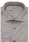 Produktbild fr 'VENTI Modern Fit Hemd Langarm Haifischkragen Jersey Stretch grau'