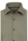 Produktbild fr 'VENTI Body Fit Hemd Langarm Haifischkragen Jersey Stretch oliv'
