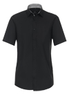Produktbild fr 'VENTI Modern Fit Hemd Halbarm Haifischkragen schwarz'