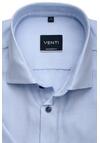 Produktbild fr 'VENTI Modern Fit Hemd Halbarm New Kent Kragen Struktur hellblau'