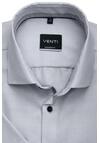 Produktbild fr 'VENTI Modern Fit Hemd Halbarm New Kent Kragen Struktur hellgrau'