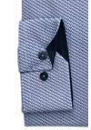 Produktbild fr 'VENTI Body Fit Hemd Langarm New Kent Kragen Muster blau'