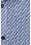 Produktbild fr 'VENTI Body Fit Hemd Langarm New Kent Kragen Muster blau'