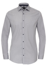 Produktbild f�r 'VENTI Body Fit Hemd Langarm New Kent Kragen Muster braun'
