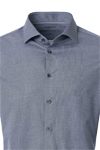 Produktbild f�r 'VENTI Modern Fit Hemd Langarm Haifischkragen Jersey Stretch Struktur dunkelblau'