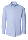 Produktbild f�r 'VENTI Modern Fit Hemd Langarm Haifischkragen Jersey Stretch Muster blau'